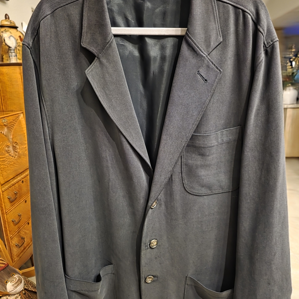 Tommy Bahama Black Sport Jacket. 100% Silk. XL